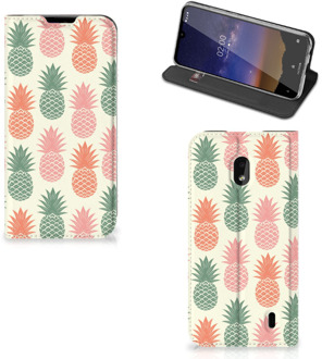 B2Ctelecom Flip Style Cover Nokia 2.2 Ananas