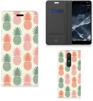 B2Ctelecom Flip Style Cover Nokia 5.1 (2018) Ananas