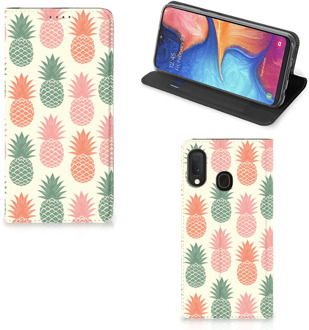 B2Ctelecom Flip Style Cover Samsung Galaxy A20e Ananas