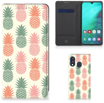 B2Ctelecom Flip Style Cover Samsung Galaxy A40 Ananas