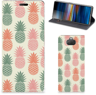 B2Ctelecom Flip Style Cover Sony Xperia 10 Ananas