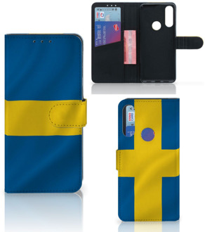 B2Ctelecom Flipcase Alcatel 1S 2020 Telefoon Hoesje Zweden