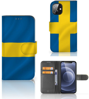 B2Ctelecom Flipcase Apple iPhone 12 Mini Telefoon Hoesje Zweden