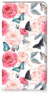 B2Ctelecom Flipcase Cadeautjes voor Moederdag Samsung Galaxy S20 FE Smartphone Hoesje Butterfly Roses