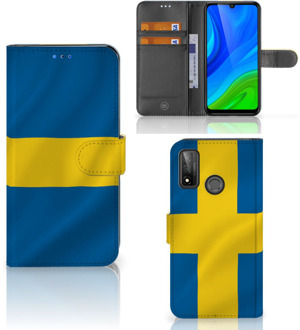 B2Ctelecom Flipcase Huawei P Smart 2020 Telefoon Hoesje Zweden