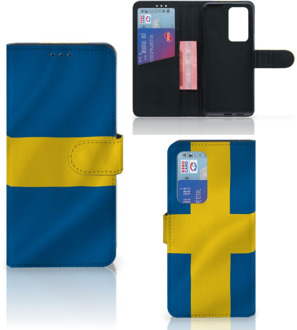 B2Ctelecom Flipcase Huawei P40 Pro Telefoon Hoesje Zweden