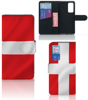 B2Ctelecom Flipcase Huawei P40 Telefoon Hoesje Denemarken