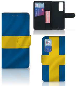 B2Ctelecom Flipcase Huawei P40 Telefoon Hoesje Zweden