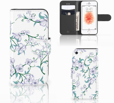 B2Ctelecom Flipcase iPhone 5S Blossom White