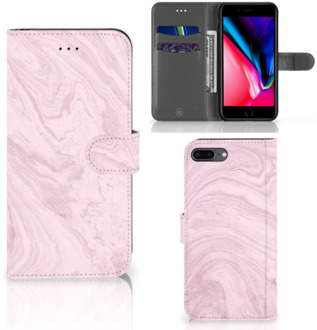 B2Ctelecom Flipcase iPhone 8 Plus | 7 Plus Marble Pink