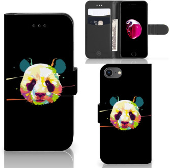 B2Ctelecom Flipcase iPhone SE (2020) | 7 | 8 Hoesje Design Panda Color