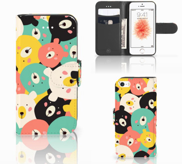 B2Ctelecom Flipcase iPhone SE Bears