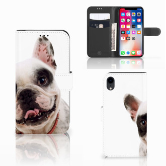 B2Ctelecom Flipcase iPhone XR Franse Bulldog