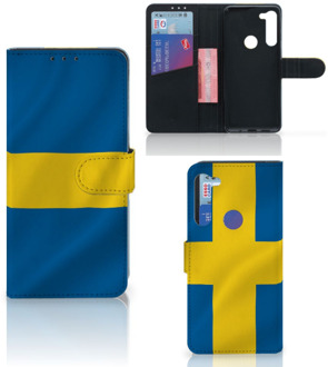 B2Ctelecom Flipcase Motorola G8 Power Telefoon Hoesje Zweden