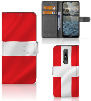 B2Ctelecom Flipcase Nokia 2.4 Telefoon Hoesje Denemarken