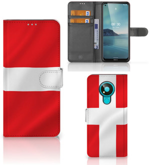 B2Ctelecom Flipcase Nokia 3.4 Telefoon Hoesje Denemarken