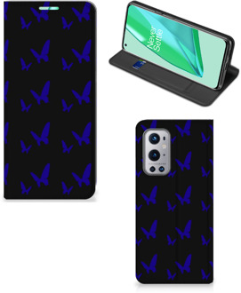 B2Ctelecom Flipcase OnePlus 9 Pro Smart Cover Vlinder Patroon