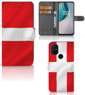 B2Ctelecom Flipcase OnePlus Nord N10 Telefoon Hoesje Denemarken