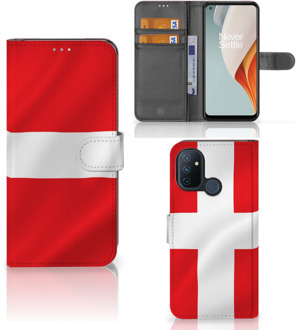 B2Ctelecom Flipcase OnePlus Nord N100 Telefoon Hoesje Denemarken