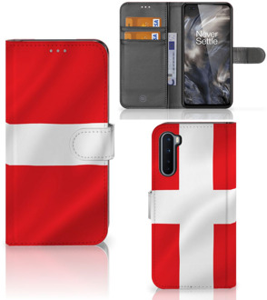 B2Ctelecom Flipcase OnePlus Nord Telefoon Hoesje Denemarken