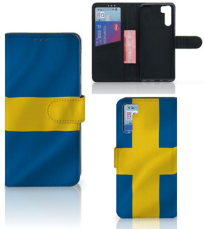 B2Ctelecom Flipcase OPPO A91 | Reno3 Telefoon Hoesje Zweden