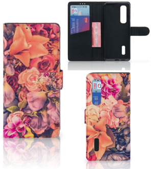 B2Ctelecom Flipcase OPPO Find X2 Pro Telefoon Hoesje Cadeau voor Moeder Bosje Bloemen