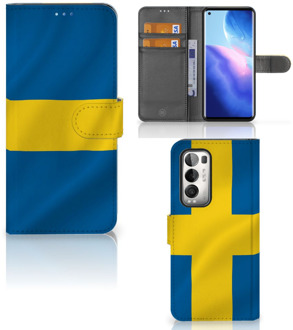 B2Ctelecom Flipcase OPPO Find X3 Neo 5G Telefoon Hoesje Zweden