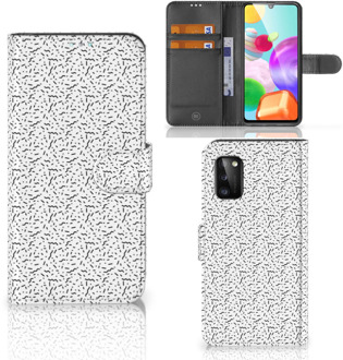 B2Ctelecom Flipcase Samsung Galaxy A41 Telefoon Hoesje Stripes Dots