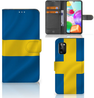 B2Ctelecom Flipcase Samsung Galaxy A41 Telefoon Hoesje Zweden