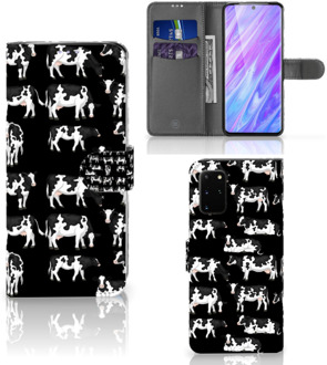 B2Ctelecom Flipcase Samsung Galaxy S20+ Telefoonhoesje met Pasjes Koetjes