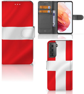 B2Ctelecom Flipcase Samsung Galaxy S21 Telefoon Hoesje Denemarken