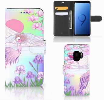 B2Ctelecom Flipcase Samsung Galaxy S9 Bird