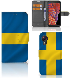 B2Ctelecom Flipcase Samsung Galaxy Xcover 5 Telefoon Hoesje Zweden