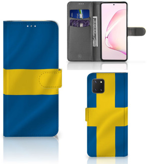 B2Ctelecom Flipcase Samsung Note 10 Lite Telefoon Hoesje Zweden