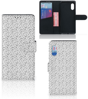 B2Ctelecom Flipcase Samsung Xcover Pro Telefoon Hoesje Stripes Dots