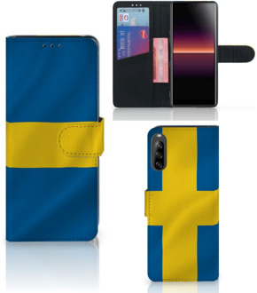 B2Ctelecom Flipcase Sony Xperia L4 Telefoon Hoesje Zweden