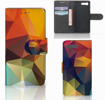 B2Ctelecom Flipcase Sony Xperia X Compact Design Polygon Color