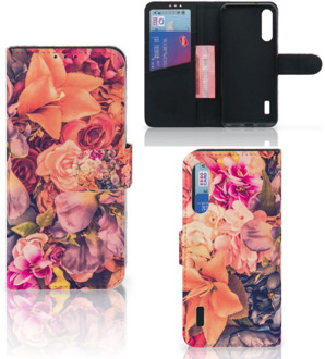 B2Ctelecom Flipcase Xiaomi Mi A3 Telefoon Hoesje Cadeau voor Moeder Bosje Bloemen