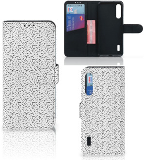 B2Ctelecom Flipcase Xiaomi Mi A3 Telefoon Hoesje Stripes Dots