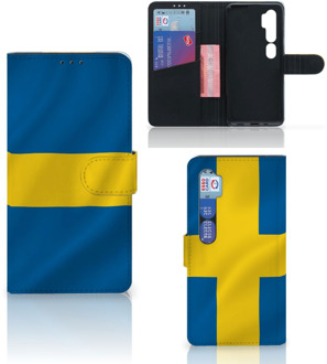 B2Ctelecom Flipcase Xiaomi Mi Note 10 Pro Telefoon Hoesje Zweden