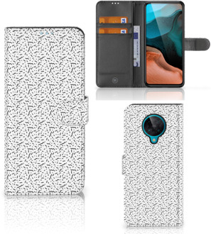 B2Ctelecom Flipcase Xiaomi Poco F2 Pro Telefoon Hoesje Stripes Dots