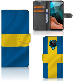 B2Ctelecom Flipcase Xiaomi Poco F2 Pro Telefoon Hoesje Zweden