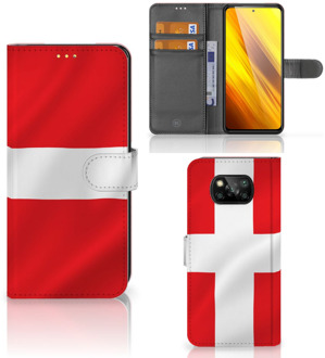 B2Ctelecom Flipcase Xiaomi Poco X3 Telefoon Hoesje Denemarken