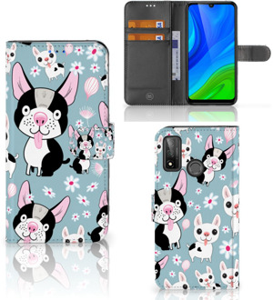 B2Ctelecom Flipcover Huawei P Smart 2020 Telefoon Hoesje Cadeau voor Kleinzoon Hondjes