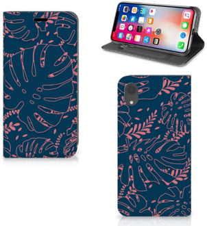 B2Ctelecom Flipcover iPhone Xr Design Palm Leaves