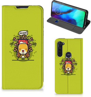 B2Ctelecom Flipcover Motorola Moto G Pro Smartphone Hoesje Doggy Biscuit