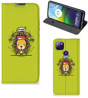 B2Ctelecom Flipcover Motorola Moto G9 Power Smartphone Hoesje Doggy Biscuit