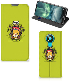 B2Ctelecom Flipcover Nokia 3.4 Smartphone Hoesje Doggy Biscuit