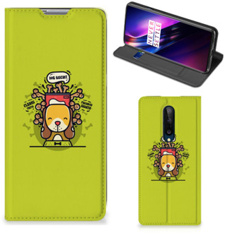 B2Ctelecom Flipcover OnePlus 8 Smartphone Hoesje Doggy Biscuit