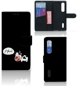 B2Ctelecom Flipcover OPPO Find X2 Pro Telefoon Hoesje Cow Gepersonaliseerd Cadeau